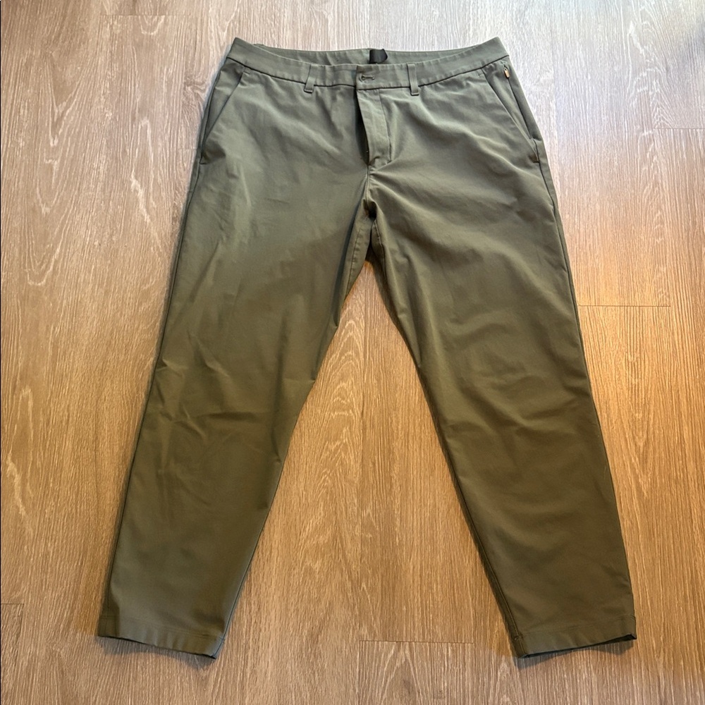 Lululemon Athletica Slim Olive Pants 36x30